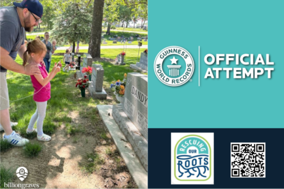 Guinness World Records; BillionGraves, family history, cemetery, genealogy, GWR